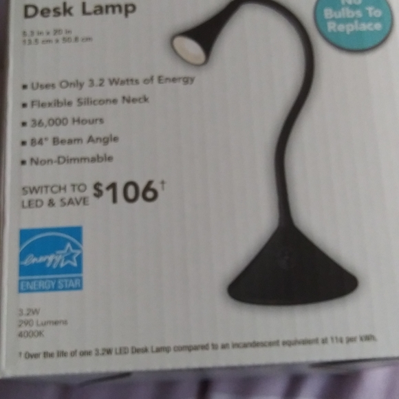 COPY - Sunbeam LED Desk Lamp. NWOT $10… - Picture 3 of 3